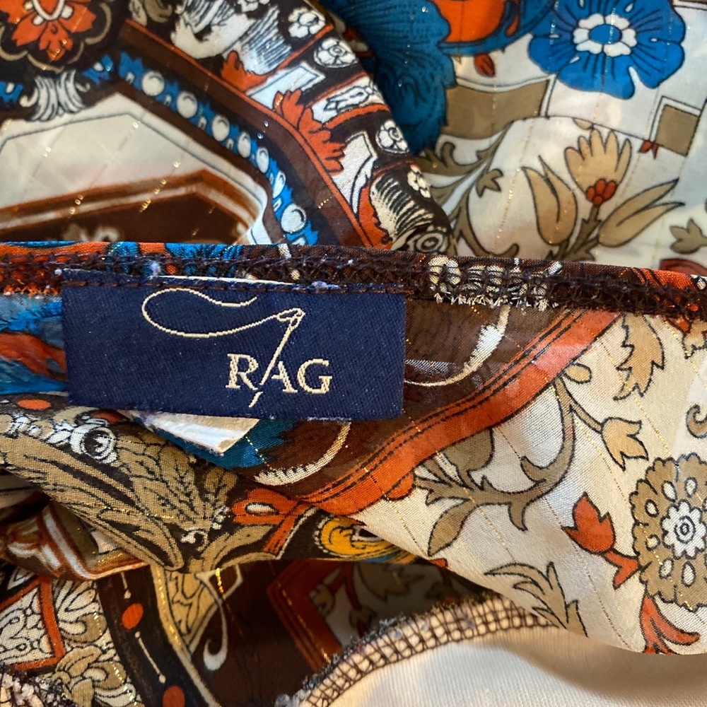 Rag 2000s Style Patchwork Pattern Halter Top - image 6